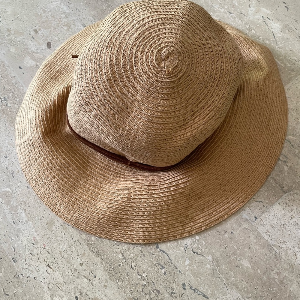 Nwt Aritzia Main Character Straw Beach Hat View 4